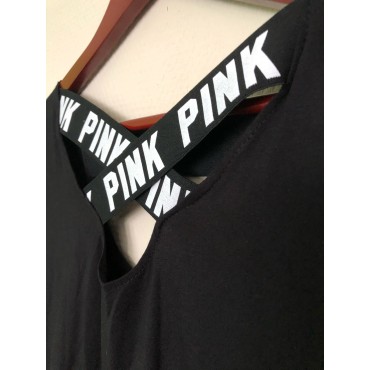 Тениска / туника Pink с къдри и ластици